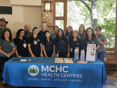 Photo of MCHC Health Centers staff duing a community outreach event.