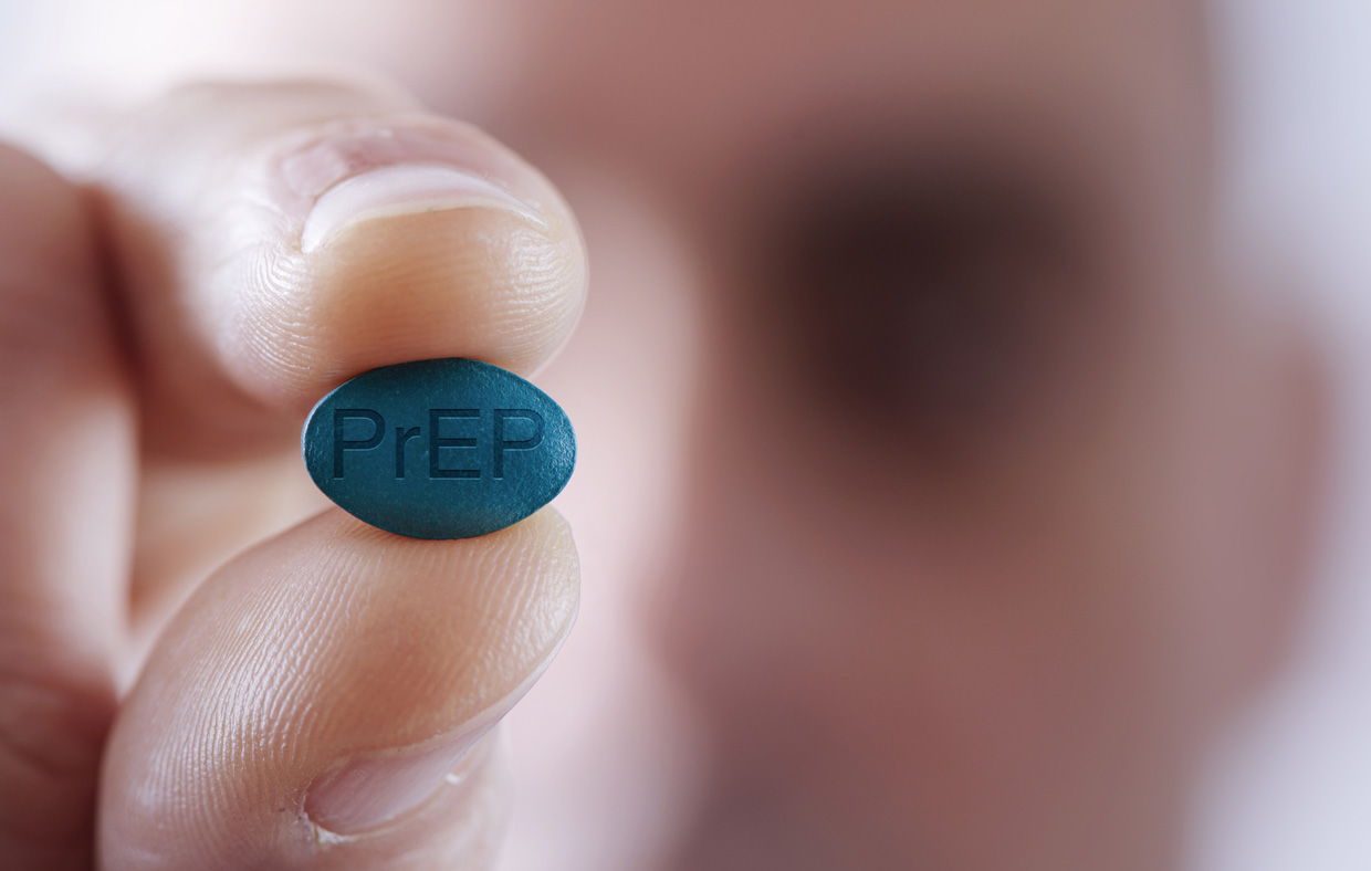 HIV PrEP pill for preventing transmission of HIV .